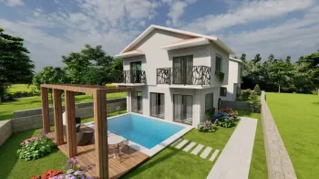 Bahçeli ve Havuzlu Uzumlu Ayrıcalıklı Villa